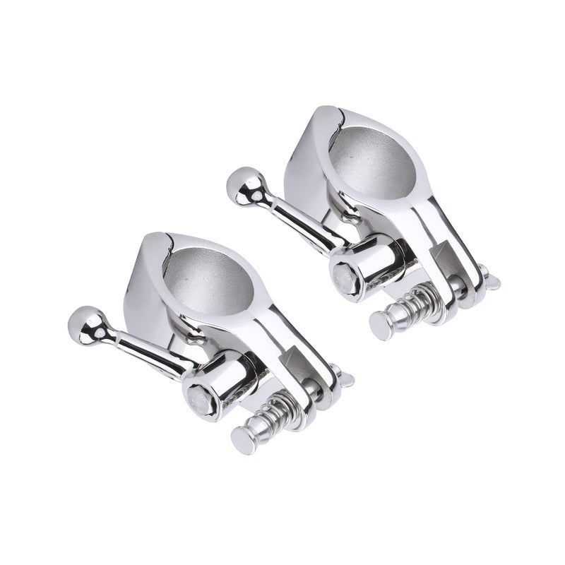Mxeol Bimini Rail Mount Hinge 7/8 Inch W/Boat Pin Quick Release Stainless Steel Pair - Image 5